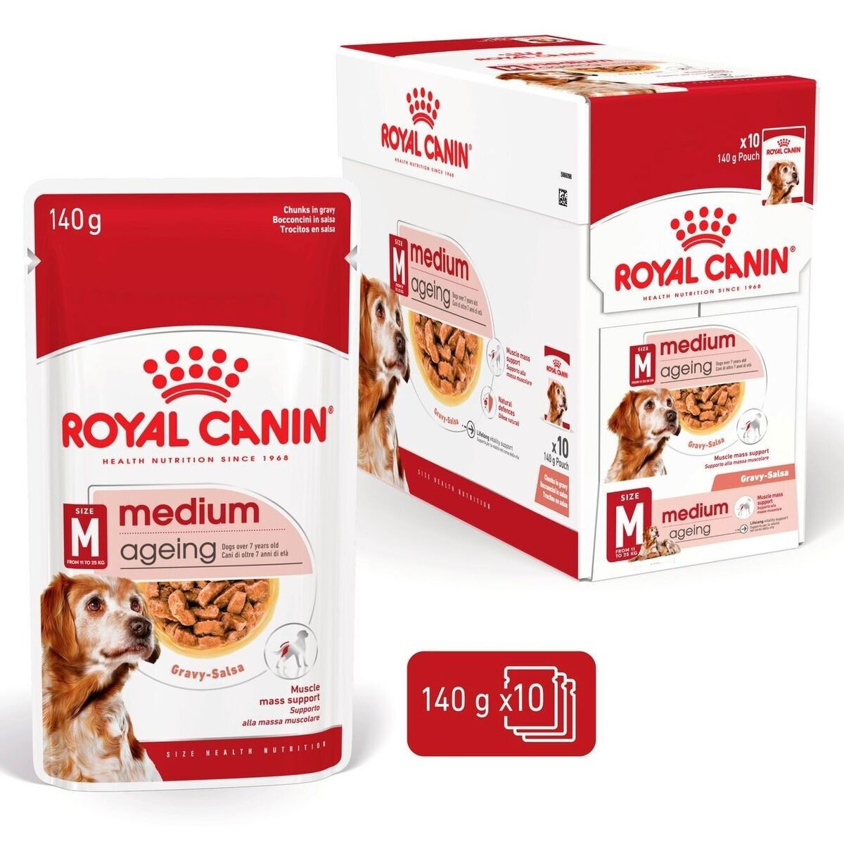 Royal Canin Medium Ageing Gravy våtfôr til hund