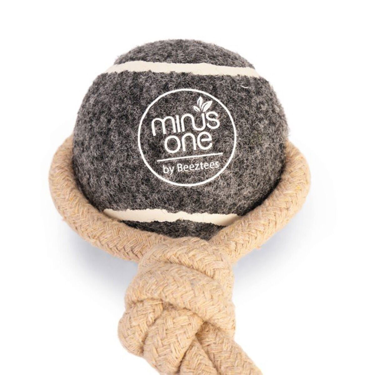 Beeztees minus one Dog Toy tennisball cord