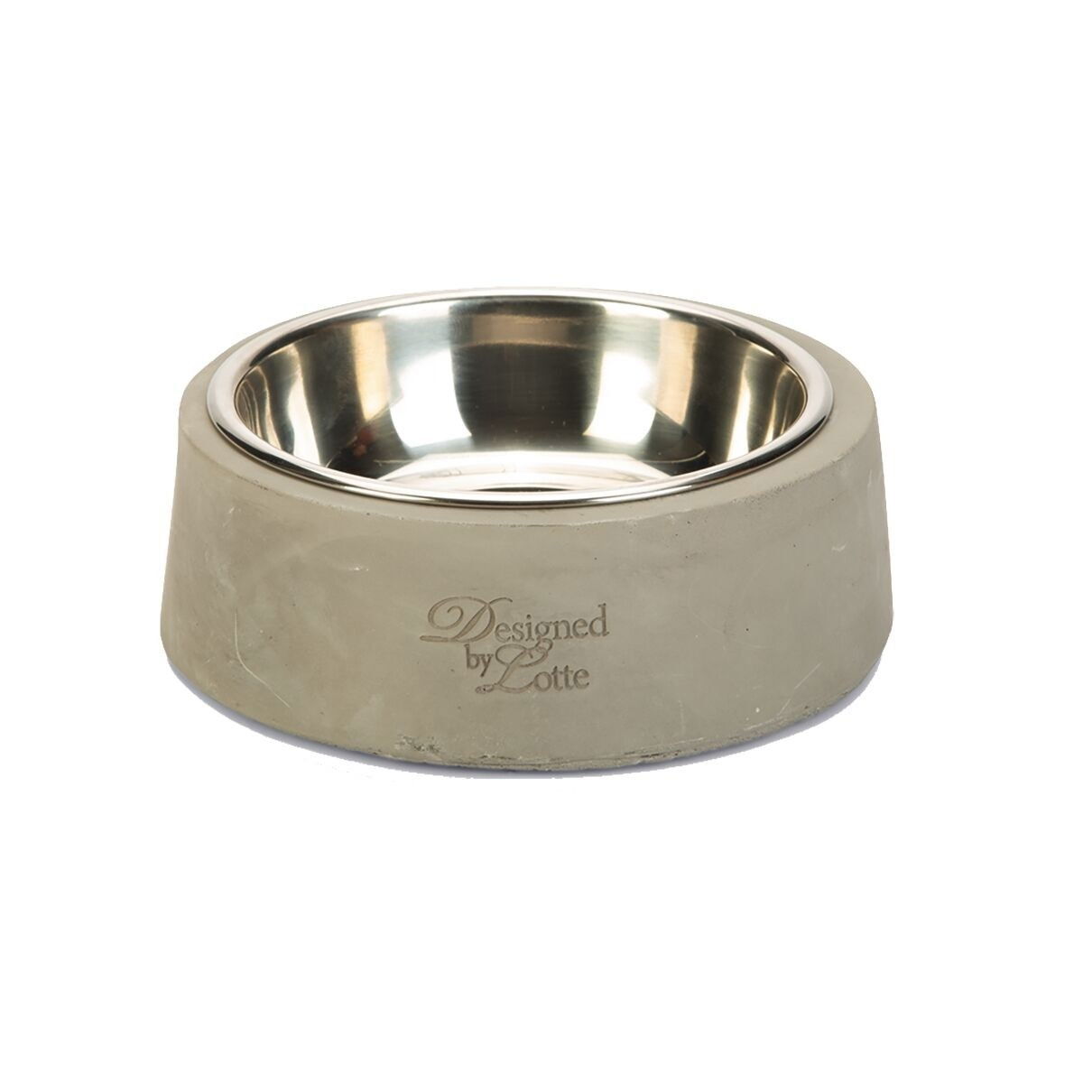 Designed by Lotte concrete cat bowl ribocco