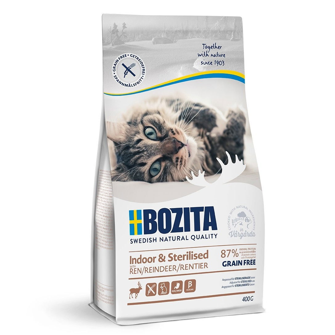 Bozita Cat Indoor & Sterilised Grain free Reindeer
