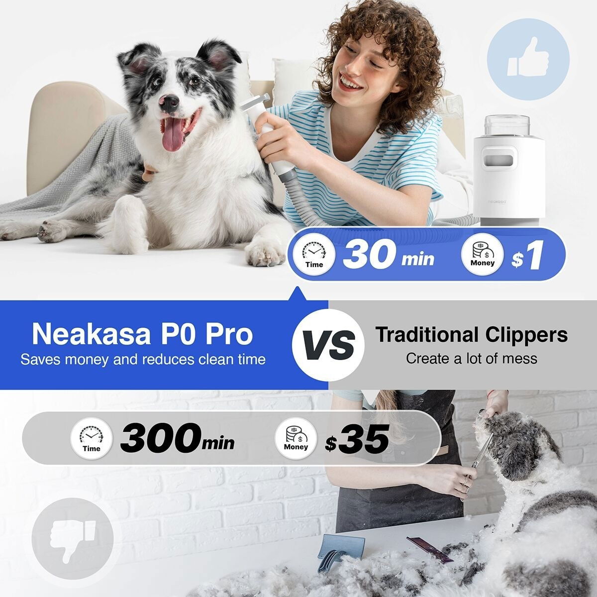 Neakasa P0 Pro Pet Grooming Kit