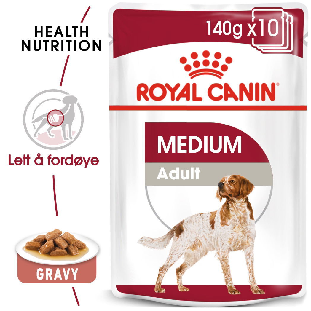Royal Canin Medium Adult Gravy våtfôr til hund