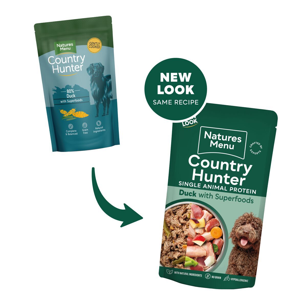 Natures:menu Country Hunter Hund And 150 gr