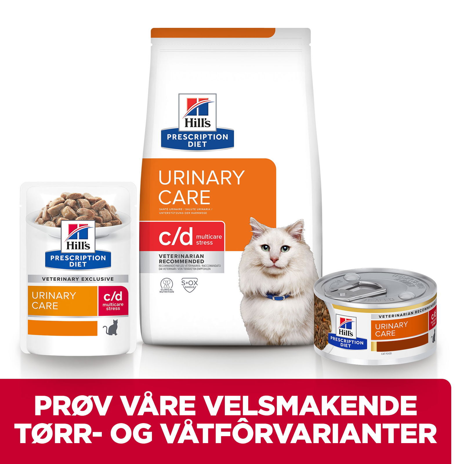 Hills Diet Cat c/d Urinary Stress 4kg