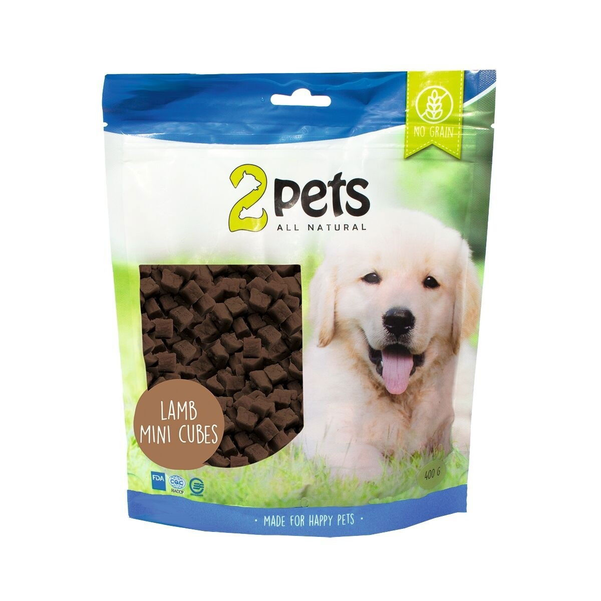 2pets Dogsnack Lam MiniCubes