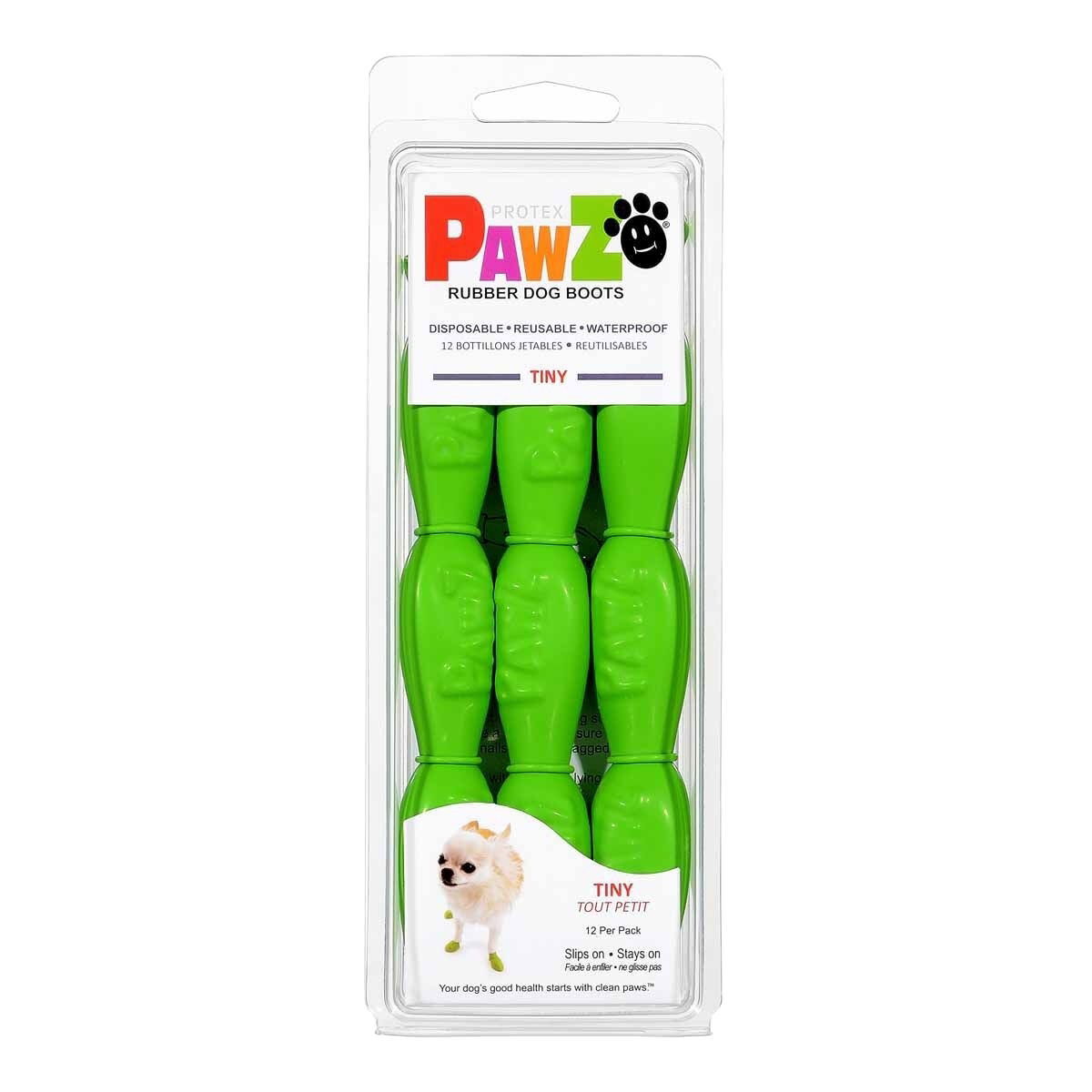 PawZ dog rubber boots color 12pcs