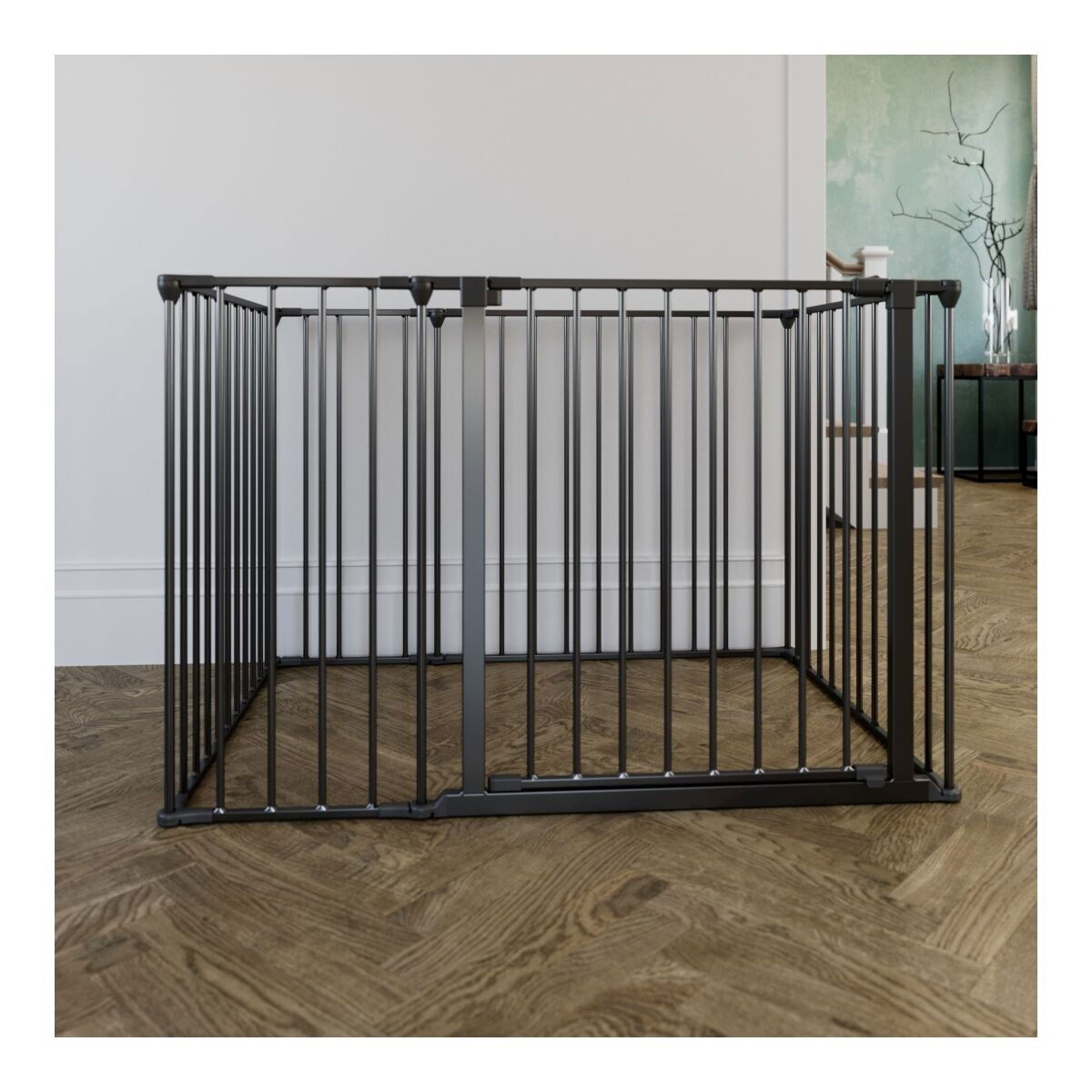 DogSpace Max puppy pen black