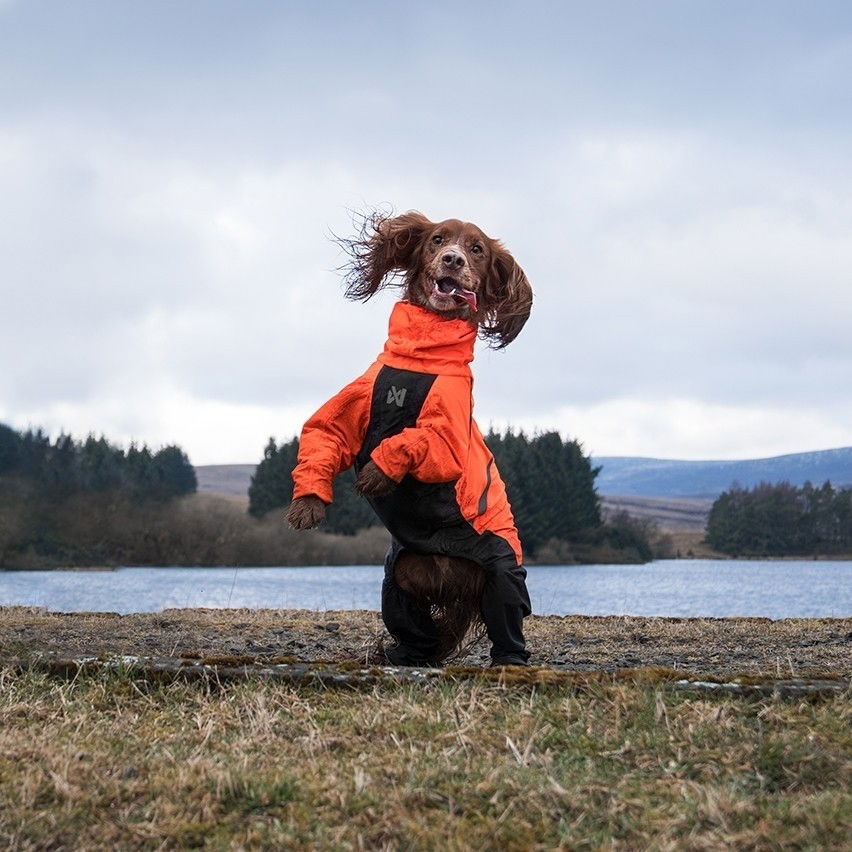 Non-stop dogwear Fjord overall raincoat 2.0 orange