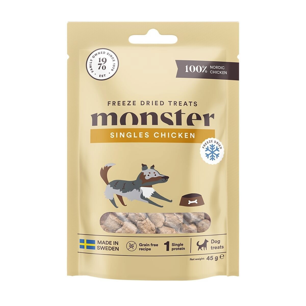 Monster Dog Treats Freeze dried Chicken