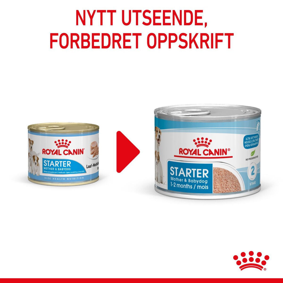 Royal Canin Mother & Babydog Starter Mousse våtfôr til hund og valp