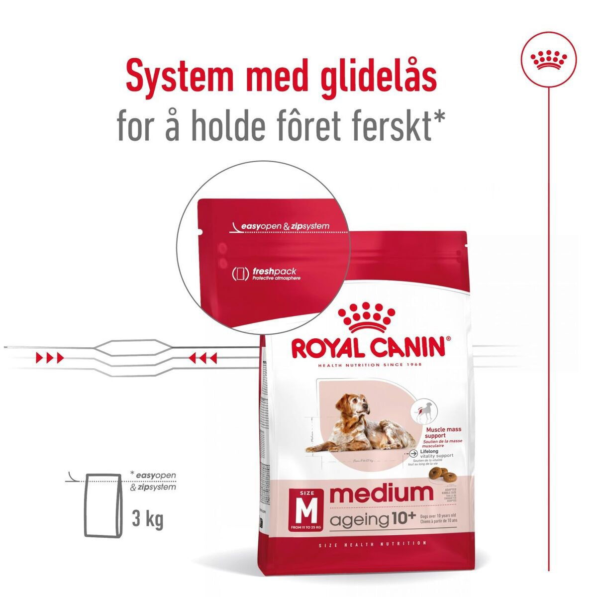 Royal Canin Medium Ageing 10+ tørrfôr til hund