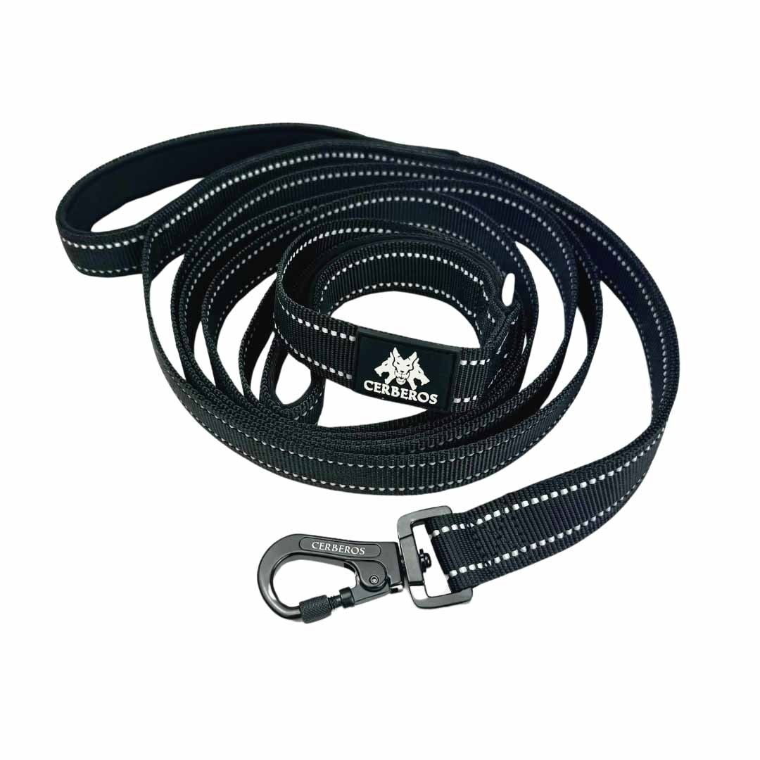 Cerberos Dog Leash Black, 3m