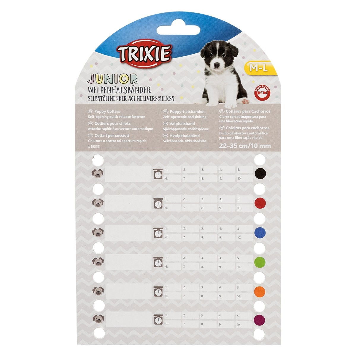 Trixie Valpehalsbånd 6 stk