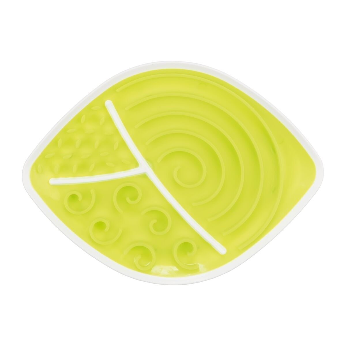 Trixie Lick'n'Snack plate, leaf, 28 × 21 cm