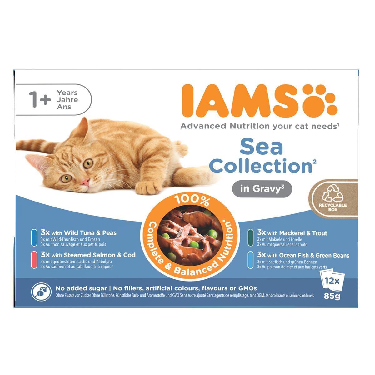 Iams Advanced Nutrition wet sea collection Gravy - Multibox 12