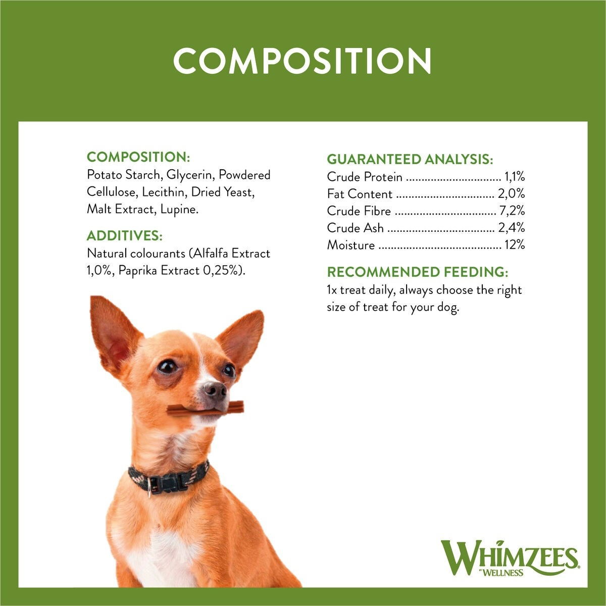 Whimzees Stix M 14pcs Functional chew for dogs