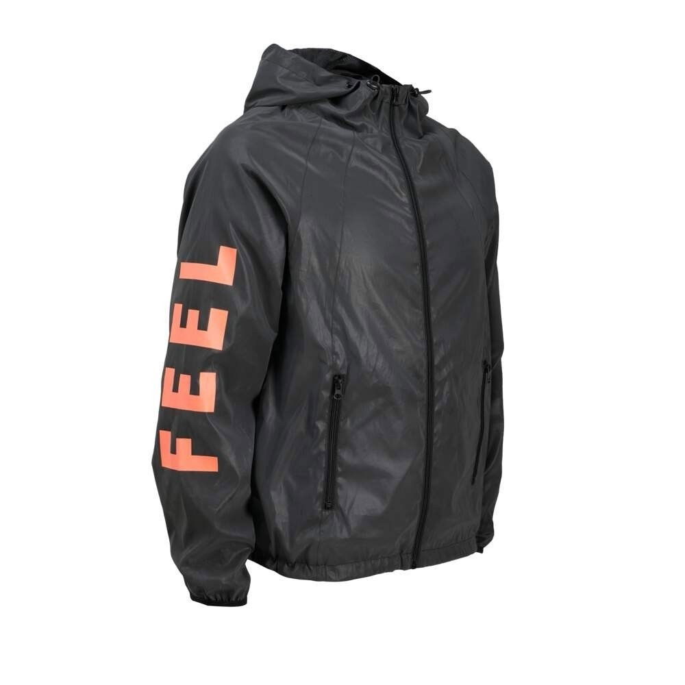 Feel Active Reflective owner jacket dk grey