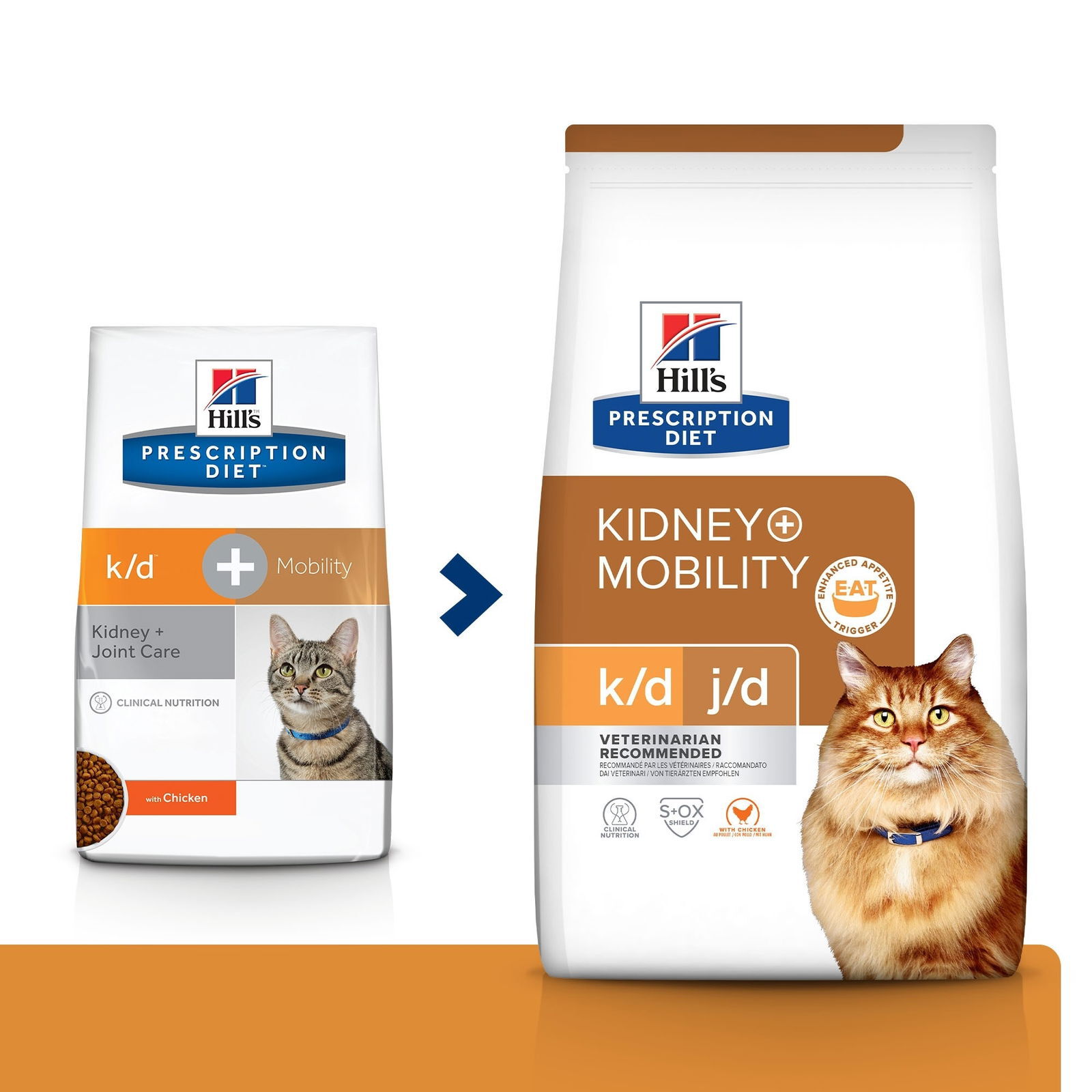 Hills Diet Cat k/d + Mobility 2kg