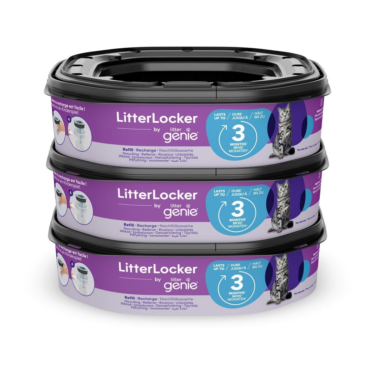 LitterLocker Genie Refill 6m single