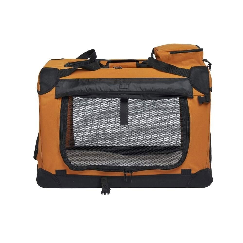 Little&Bigger SoftKennel nylon cage with curtains almond