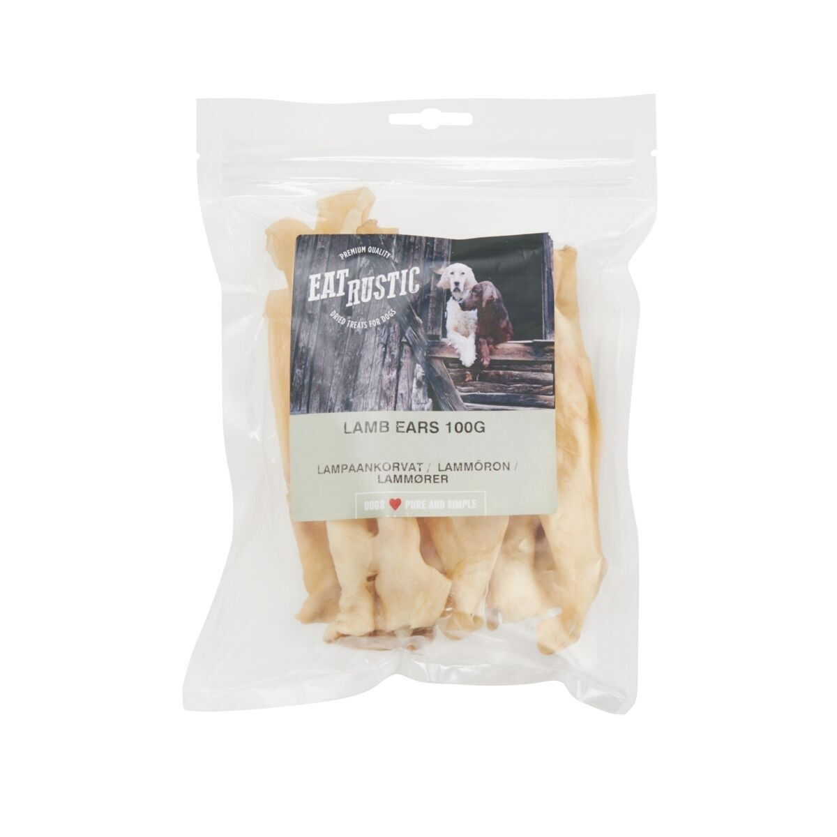 Eat Rustic lammeører 100 g