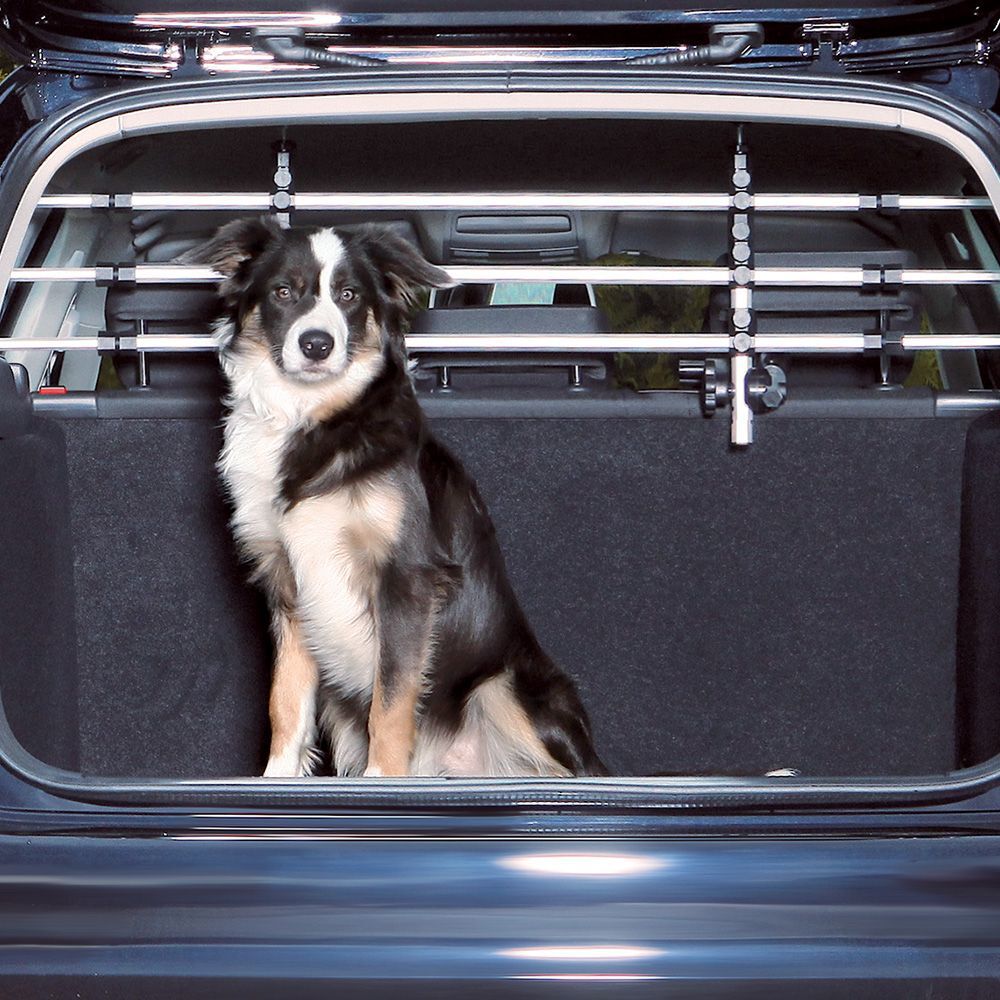 Trixie bil beskyttelsesnett sølv/svart