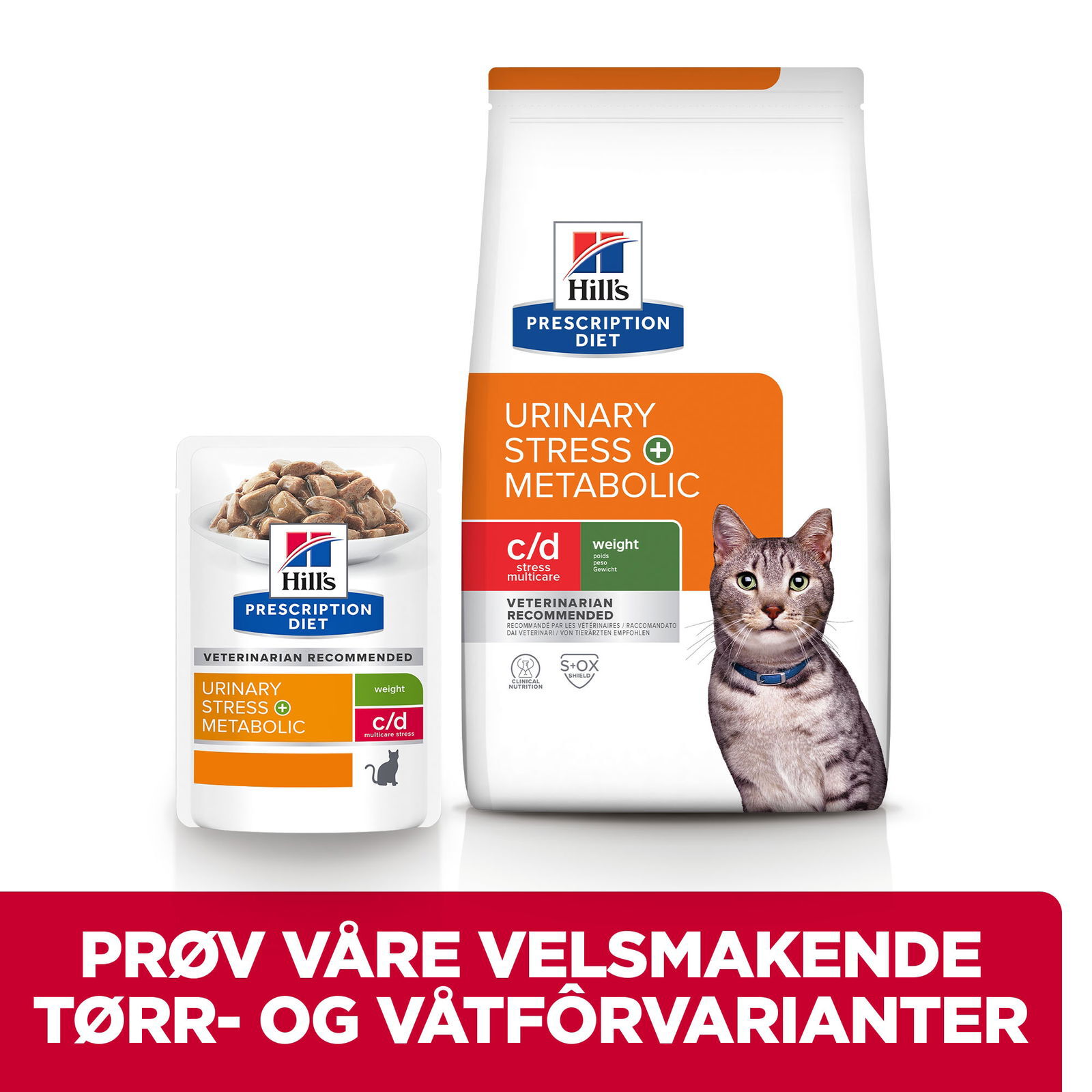 Hills Diet Cat Metabolic + Urinary Stress 1,5kg