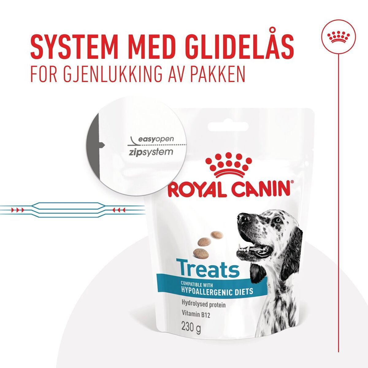 Royal Canin Veterinary Diets Dog Hypoallergenic Treats 230g