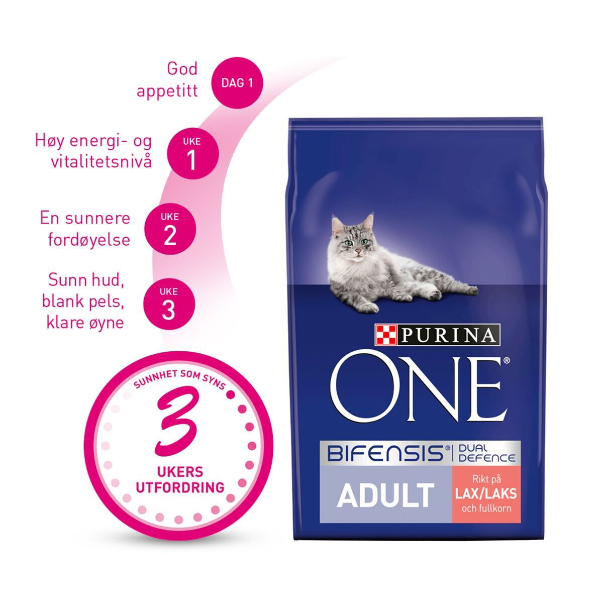 Purina ONE Adult Laks